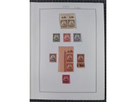 EIGENE AUSGABEN: 1893/1916, postfrische,ungebrauchte und gestempelte Sammlung mit Marken, Einheiten, Briefstücken und rund 30