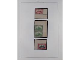 EIGENE AUSGABEN: 1893/1916, postfrische,ungebrauchte und gestempelte Sammlung mit Marken, Einheiten, Briefstücken und rund 30