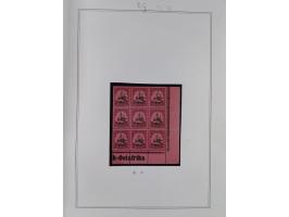 EIGENE AUSGABEN: 1893/1916, postfrische,ungebrauchte und gestempelte Sammlung mit Marken, Einheiten, Briefstücken und rund 30