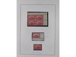 EIGENE AUSGABEN: 1893/1916, postfrische,ungebrauchte und gestempelte Sammlung mit Marken, Einheiten, Briefstücken und rund 30