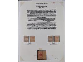 EIGENE AUSGABEN: 1893/1916, postfrische,ungebrauchte und gestempelte Sammlung mit Marken, Einheiten, Briefstücken und rund 30