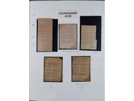 EIGENE AUSGABEN: 1893/1916, postfrische,ungebrauchte und gestempelte Sammlung mit Marken, Einheiten, Briefstücken und rund 30