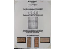 EIGENE AUSGABEN: 1893/1916, postfrische,ungebrauchte und gestempelte Sammlung mit Marken, Einheiten, Briefstücken und rund 30