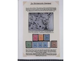 EIGENE AUSGABEN: 1893/1916, postfrische,ungebrauchte und gestempelte Sammlung mit Marken, Einheiten, Briefstücken und rund 30