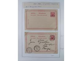 GANZSACHEN: 1893/1919,82 ungebrauchte und gebrauchte Karten, dabei Jahrhundert Karte von Daressalam nach Berlin, ungebrauchte