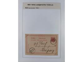 GANZSACHEN: 1893/1919,82 ungebrauchte und gebrauchte Karten, dabei Jahrhundert Karte von Daressalam nach Berlin, ungebrauchte