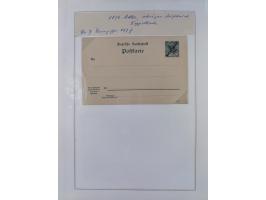 GANZSACHEN: 1893/1919,82 ungebrauchte und gebrauchte Karten, dabei Jahrhundert Karte von Daressalam nach Berlin, ungebrauchte