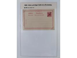 GANZSACHEN: 1893/1919,82 ungebrauchte und gebrauchte Karten, dabei Jahrhundert Karte von Daressalam nach Berlin, ungebrauchte