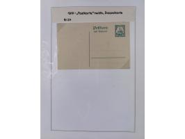 GANZSACHEN: 1893/1919,82 ungebrauchte und gebrauchte Karten, dabei Jahrhundert Karte von Daressalam nach Berlin, ungebrauchte