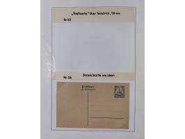 GANZSACHEN: 1893/1919,82 ungebrauchte und gebrauchte Karten, dabei Jahrhundert Karte von Daressalam nach Berlin, ungebrauchte