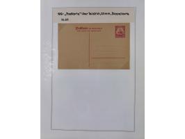 GANZSACHEN: 1893/1919,82 ungebrauchte und gebrauchte Karten, dabei Jahrhundert Karte von Daressalam nach Berlin, ungebrauchte