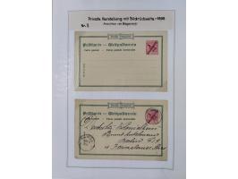 GANZSACHEN: 1893/1919,82 ungebrauchte und gebrauchte Karten, dabei Jahrhundert Karte von Daressalam nach Berlin, ungebrauchte