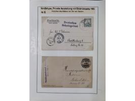 GANZSACHEN: 1893/1919,82 ungebrauchte und gebrauchte Karten, dabei Jahrhundert Karte von Daressalam nach Berlin, ungebrauchte