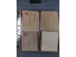 Stuttgart-Privat-Stadtpost: 1886-1900, über 140 Briefe, Karten und ungebrauchte und gebrauchte Ganzsachenkarten mit besseren.