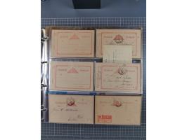 Stuttgart-Privat-Stadtpost: 1886-1900, über 140 Briefe, Karten und ungebrauchte und gebrauchte Ganzsachenkarten mit besseren.