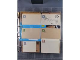 Stuttgart-Privat-Stadtpost: 1886-1900, über 140 Briefe, Karten und ungebrauchte und gebrauchte Ganzsachenkarten mit besseren.