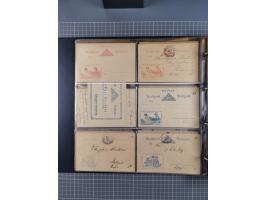 Stuttgart-Privat-Stadtpost: 1886-1900, über 140 Briefe, Karten und ungebrauchte und gebrauchte Ganzsachenkarten mit besseren.