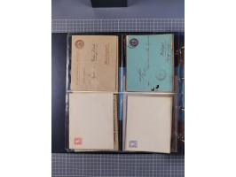 Stuttgart-Privat-Stadtpost: 1886-1900, über 140 Briefe, Karten und ungebrauchte und gebrauchte Ganzsachenkarten mit besseren.