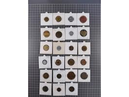 JETONS: 1849/1992 ca., über 130 meist Schweizer Token und Spielgeldmünzen, verschiedene Erhaltungen