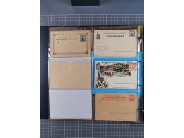 Straßburg-Privat-Brief-Verkehr: 1886/1900, kleine Sammlung mit 35 Briefen, Karten und Ganzsachen inkl. Postkarte mit Hansa Mi