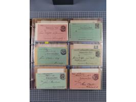 Braunschweig-Brief-Beförderung Hammonia, 1886/1900, über 100 Briefe, Karten, ungebrauchte und gebrauchte Ganzsachen sowie For