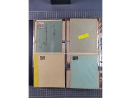 Chemnitz-HAMMONIA: 1897/1900, fast 60 Briefe, Karten und ungebrauchte/gestempelte Ganzsachen. Dabei u.a. Mi.-Nr. 28 auf Brief