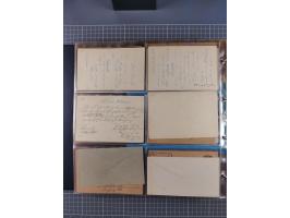 Chemnitz-HAMMONIA: 1897/1900, fast 60 Briefe, Karten und ungebrauchte/gestempelte Ganzsachen. Dabei u.a. Mi.-Nr. 28 auf Brief