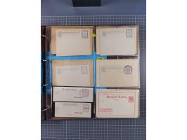 Danzig: 1886/1900, fast 40 Briefe und meist ungebrauchte und gebrauchte Ganzsachen der HANSA und COURIER/MERKUR. Dabei u.a. u