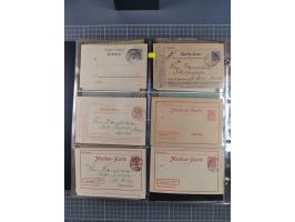 Danzig: 1886/1900, fast 40 Briefe und meist ungebrauchte und gebrauchte Ganzsachen der HANSA und COURIER/MERKUR. Dabei u.a. u