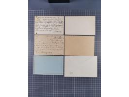 Darmstadt-Privat-Befördung: 1895/1900, Partie mit 11 ungebrauchten und gebrauchten Ganzsachen inkl. zwei ungebrauchten GSK de