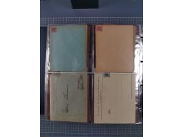 Dresden-Hansa: 1886/1900, Sammlung mit fast 160 Briefen, Karten und vielen ungebrauchten und gebrauchten Ganzsachen inkl. etw