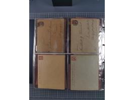 Dresden-Hansa: 1886/1900, Sammlung mit fast 160 Briefen, Karten und vielen ungebrauchten und gebrauchten Ganzsachen inkl. etw