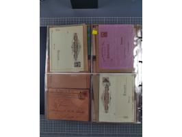 Dresden-Hansa: 1886/1900, Sammlung mit fast 160 Briefen, Karten und vielen ungebrauchten und gebrauchten Ganzsachen inkl. etw