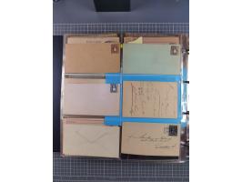 Dresden-Hansa: 1886/1900, Sammlung mit fast 160 Briefen, Karten und vielen ungebrauchten und gebrauchten Ganzsachen inkl. etw