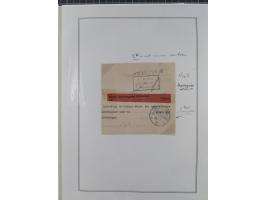 BAR- UND VORAUSFRANKIERUNGEN: spezialisierte Sammlung von 22 Belegen und einige Ausschnitten; verschiedene Typen und Besonder