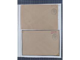 BAR- UND VORAUSFRANKIERUNGEN: spezialisierte Sammlung von 22 Belegen und einige Ausschnitten; verschiedene Typen und Besonder