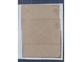 BAR- UND VORAUSFRANKIERUNGEN: spezialisierte Sammlung von 22 Belegen und einige Ausschnitten; verschiedene Typen und Besonder