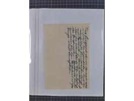 BAR- UND VORAUSFRANKIERUNGEN: spezialisierte Sammlung von 22 Belegen und einige Ausschnitten; verschiedene Typen und Besonder