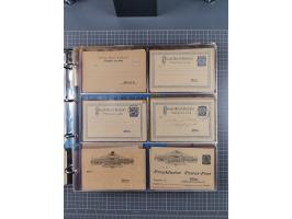 Frankfurt: 1886/1900, fast 90 Briefe und ungebrauchte/gebrauchte Ganzsachen von fast allen Anstalten in Frankfurt. Dabei Stad