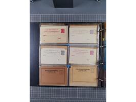 Frankfurt: 1886/1900, fast 90 Briefe und ungebrauchte/gebrauchte Ganzsachen von fast allen Anstalten in Frankfurt. Dabei Stad