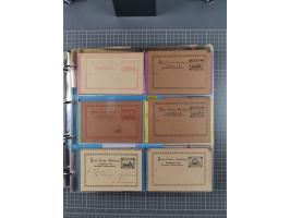 Frankfurt: 1886/1900, fast 90 Briefe und ungebrauchte/gebrauchte Ganzsachen von fast allen Anstalten in Frankfurt. Dabei Stad