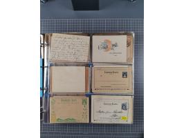 Halle/Saale: 1891/1900, ca. 50 Briefe, Karten und ungebrauchte/gebrauchte Ganzsachen von allen Anstalten. Dabei u.a. Courier 