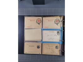 Halle/Saale: 1891/1900, ca. 50 Briefe, Karten und ungebrauchte/gebrauchte Ganzsachen von allen Anstalten. Dabei u.a. Courier 