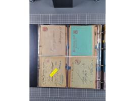 Halle/Saale: 1891/1900, ca. 50 Briefe, Karten und ungebrauchte/gebrauchte Ganzsachen von allen Anstalten. Dabei u.a. Courier 