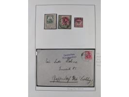 SCHIFFS- UND SEEPOST: Kleine Sammlung mit Marken und Briefstücken sowie 15 Belegen, dabei "OSTAFRKANISCHE ZWEIGLINIE**", "Ruf