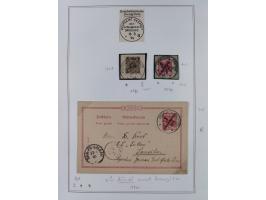 SCHIFFS- UND SEEPOST: Kleine Sammlung mit Marken und Briefstücken sowie 15 Belegen, dabei "OSTAFRKANISCHE ZWEIGLINIE**", "Ruf