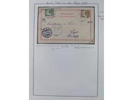 SCHIFFS- UND SEEPOST: Kleine Sammlung mit Marken und Briefstücken sowie 15 Belegen, dabei "OSTAFRKANISCHE ZWEIGLINIE**", "Ruf