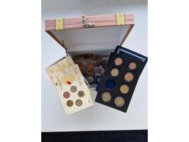 MÜNZEN: 1825/2002 ca., umfangreiche Sammlung an Umlaufmünzen aus aller Welt, teilweise Silber, meist Deutsches Reich und DDR,