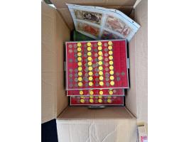 MÜNZEN: 1825/2002 ca., umfangreiche Sammlung an Umlaufmünzen aus aller Welt, teilweise Silber, meist Deutsches Reich und DDR,