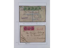 BELGISCHE- UND BRITISCHE BESATZUNG: kleine interessante Partie mit 13 Belegen, Mafia 1 b und 23,etc.